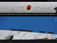 Tablet Screenshot of deer-zone.com